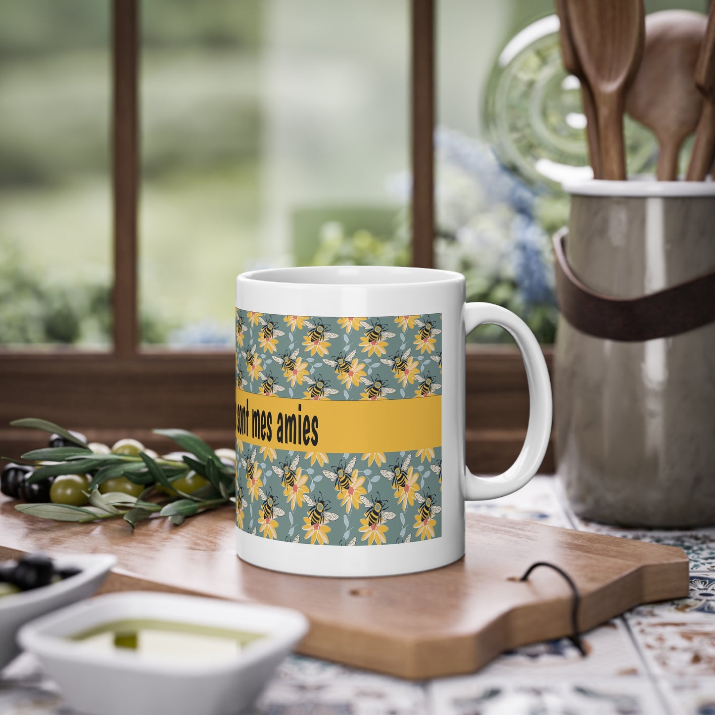Mug céramique - Les abeilles sont mes amies