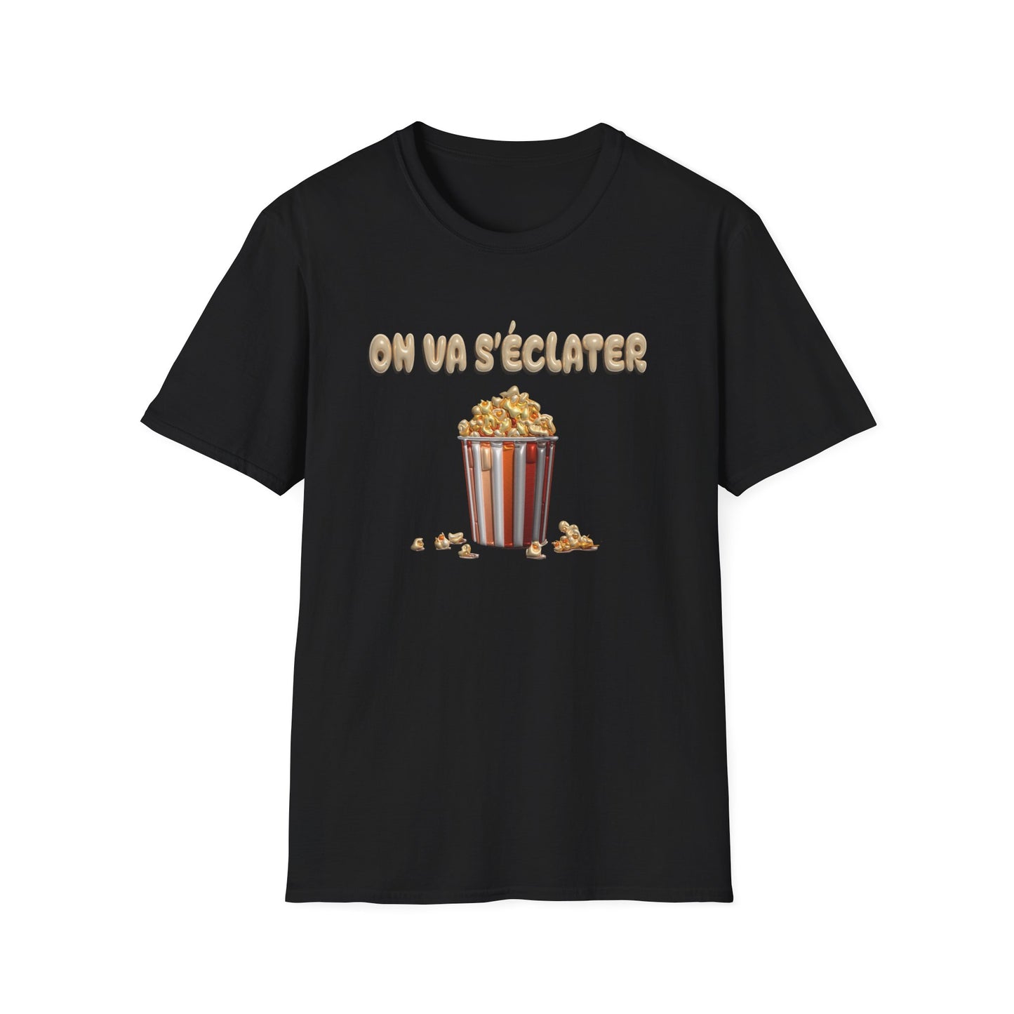 T-shirt-Pop corn party