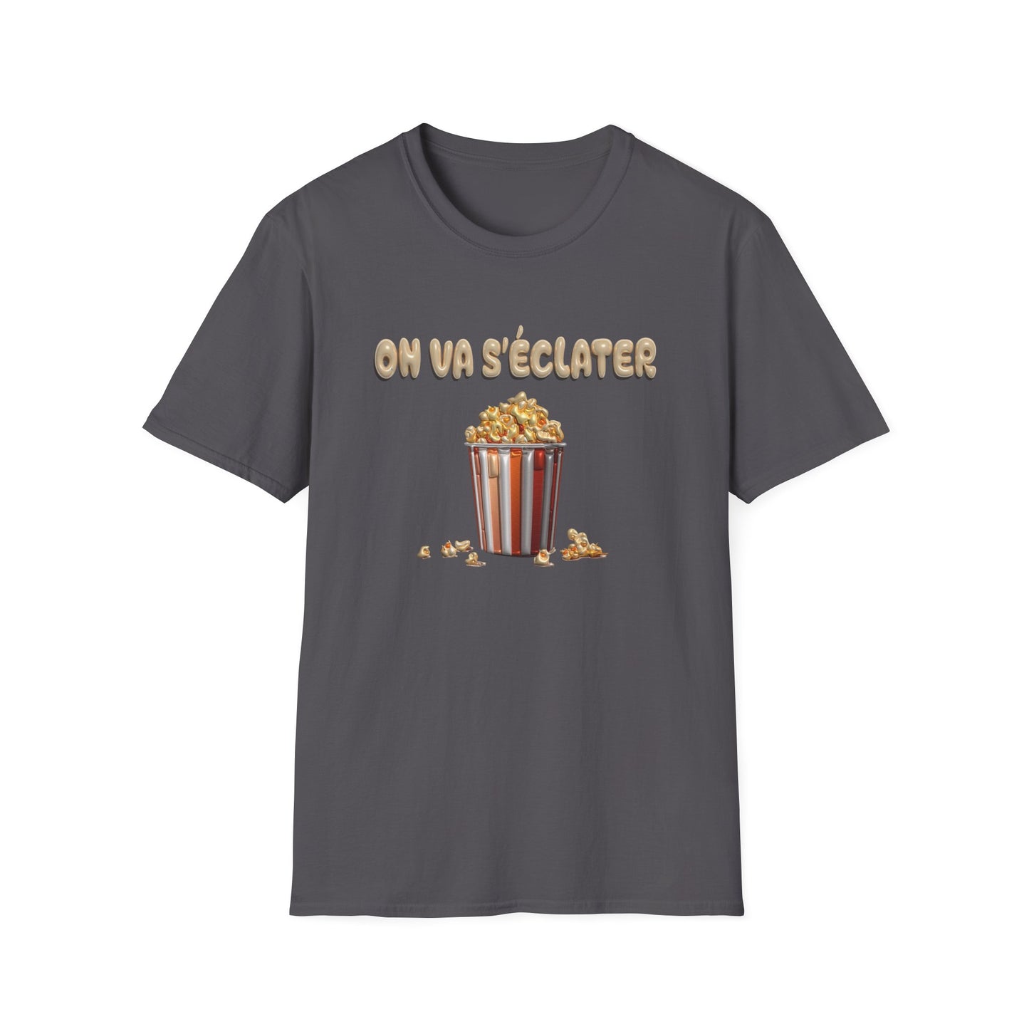 T-shirt-Pop corn party