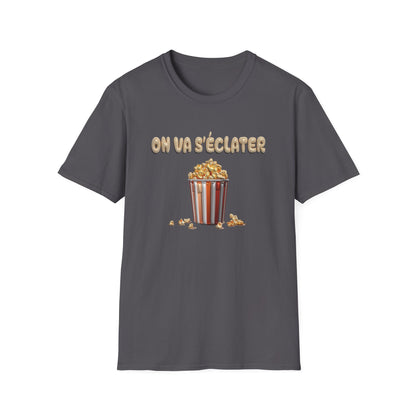 T-shirt-Pop corn party