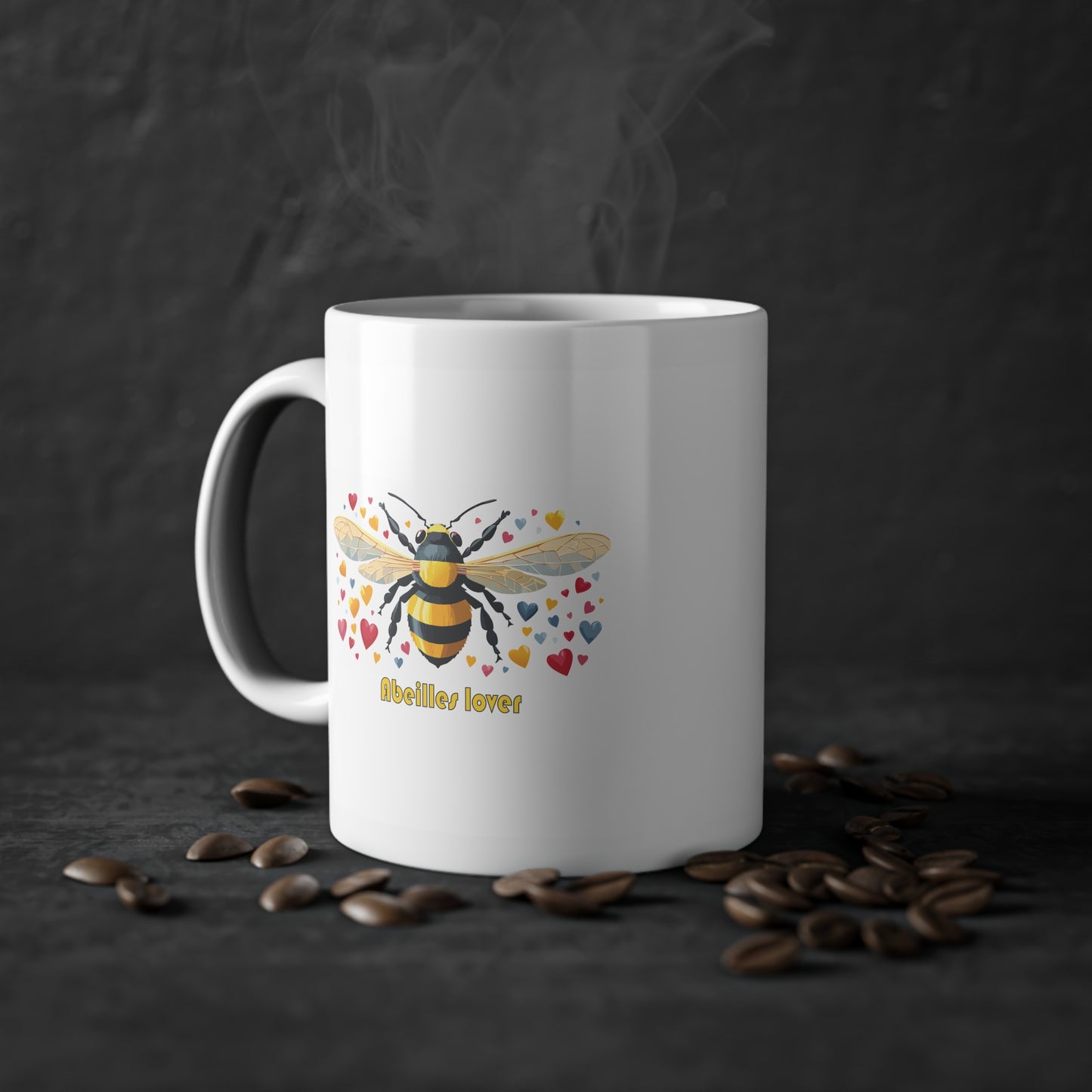 Mug céramique - Abeilles lover* (*Amoureux)