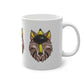 Mug céramique-Tête de loup