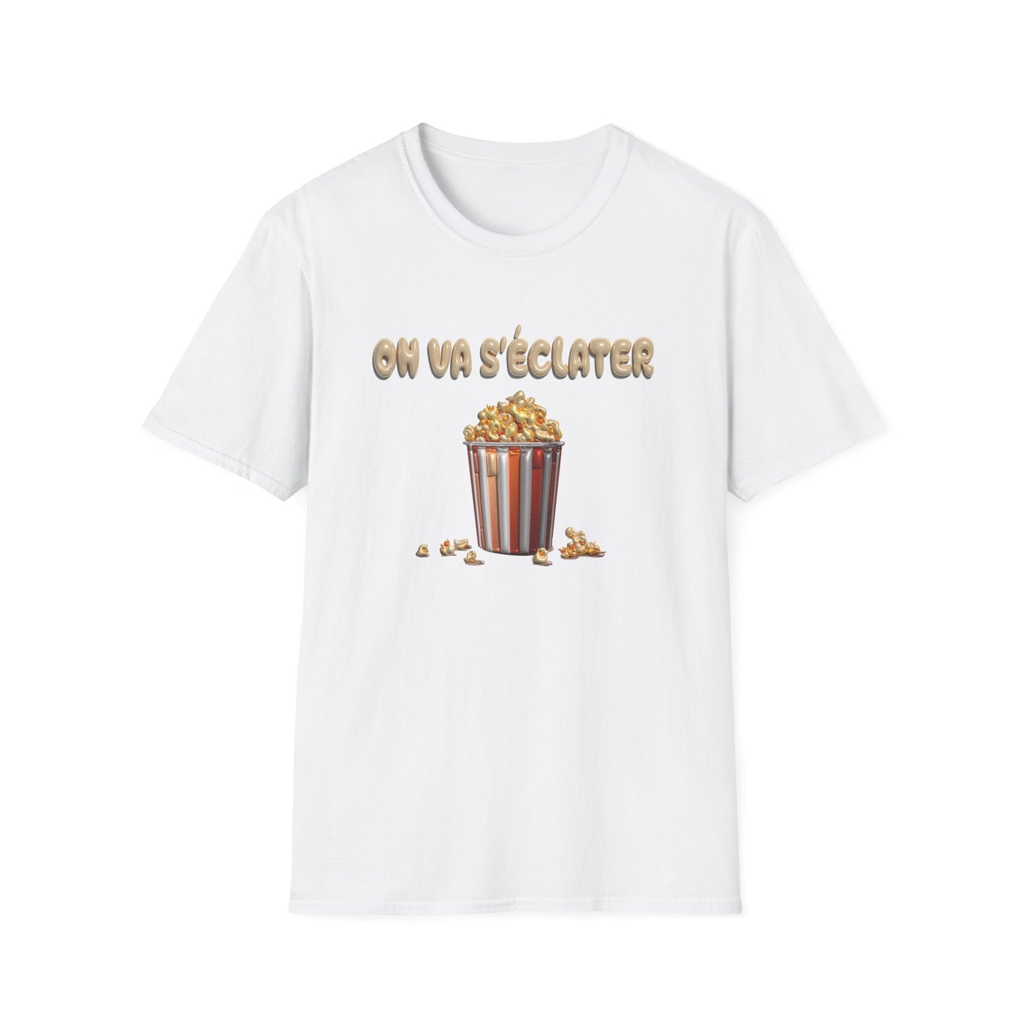T-shirt-Pop corn party