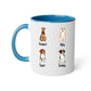 Mug 2 couleurs-Love dogs