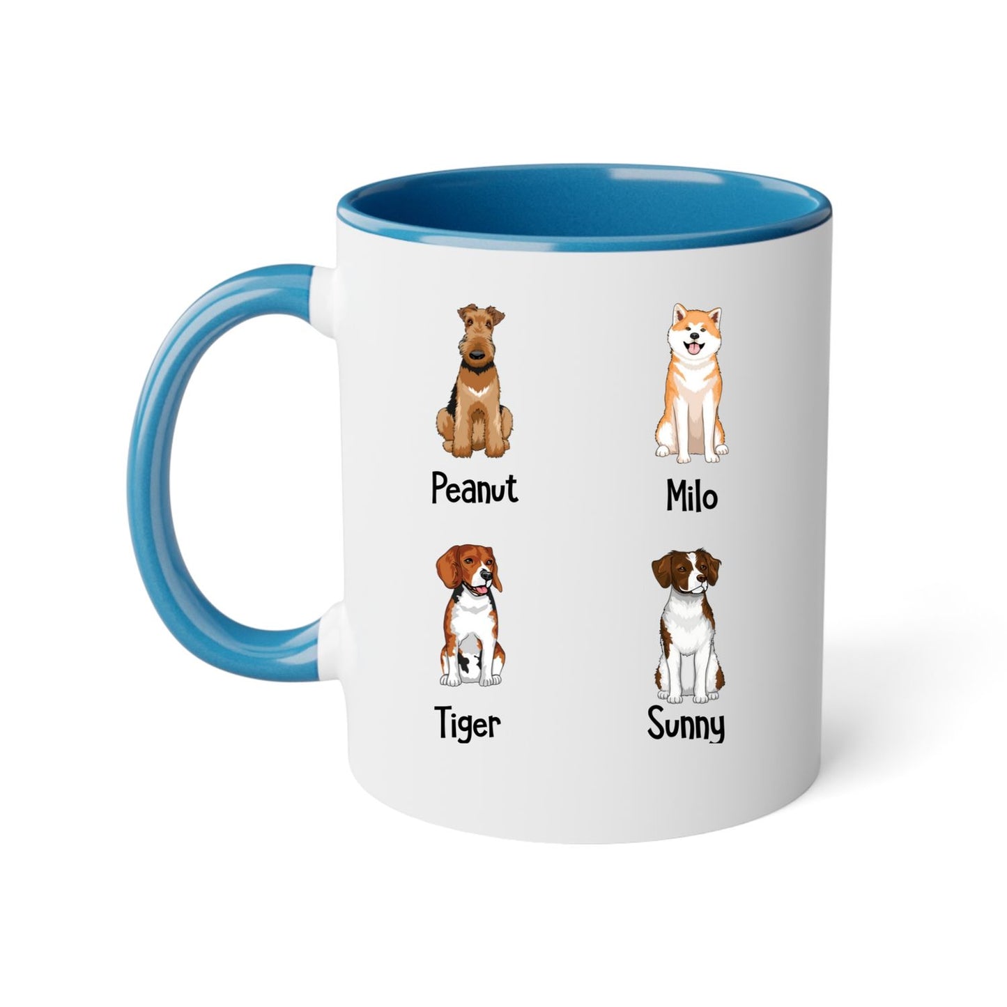 Mug 2 couleurs-Love dogs