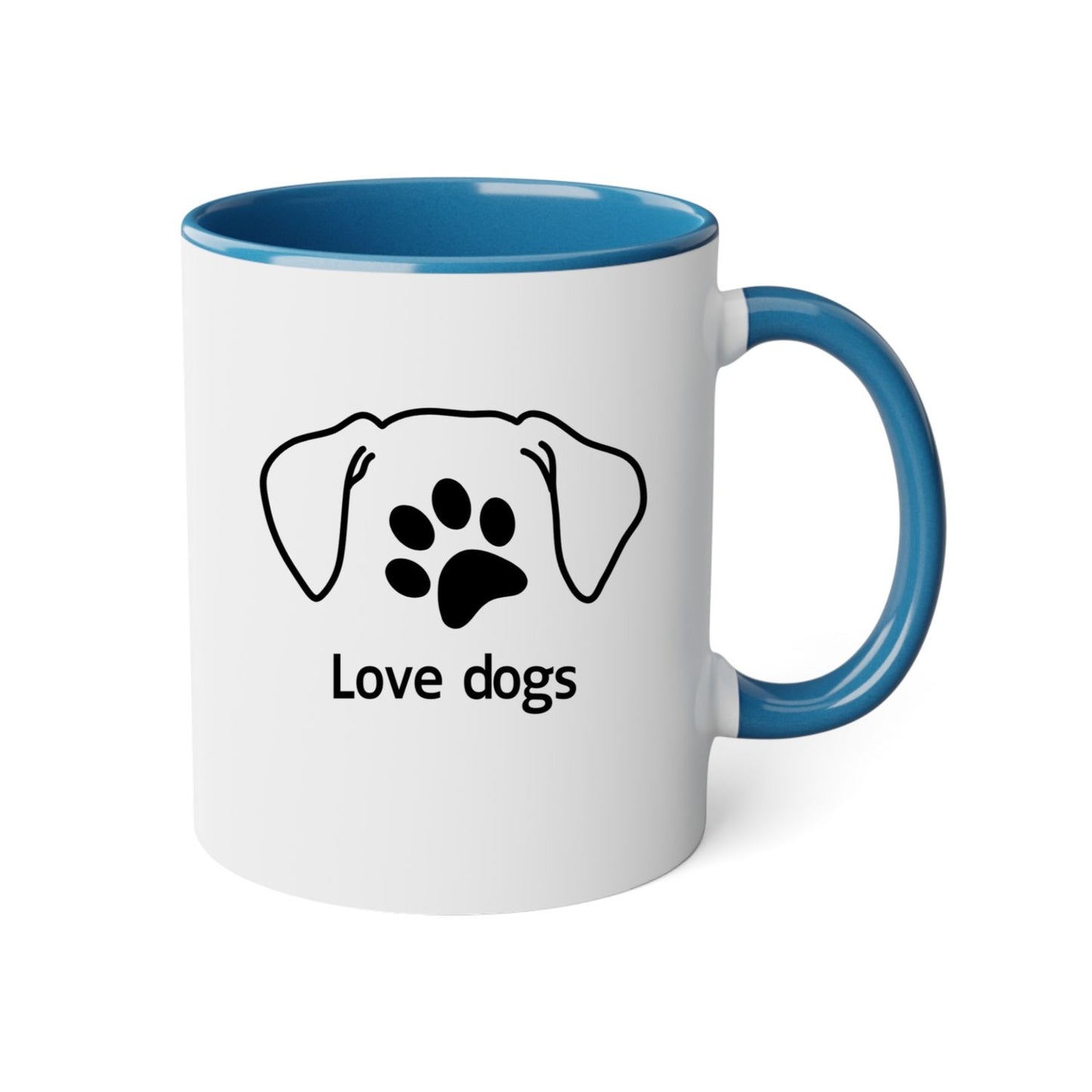 Mug 2 couleurs-Love dogs