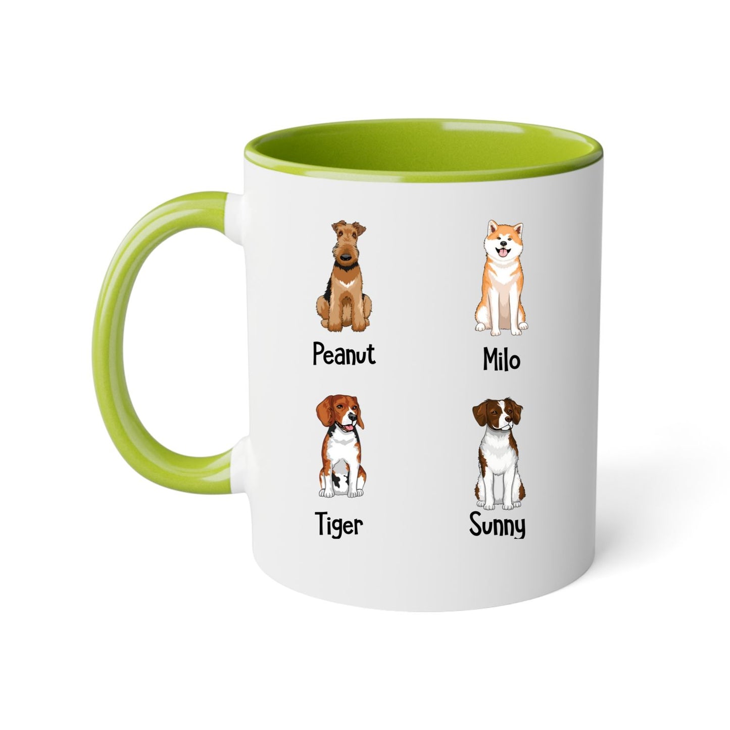 Mug 2 couleurs-Love dogs