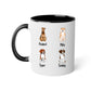 Mug 2 couleurs-Love dogs