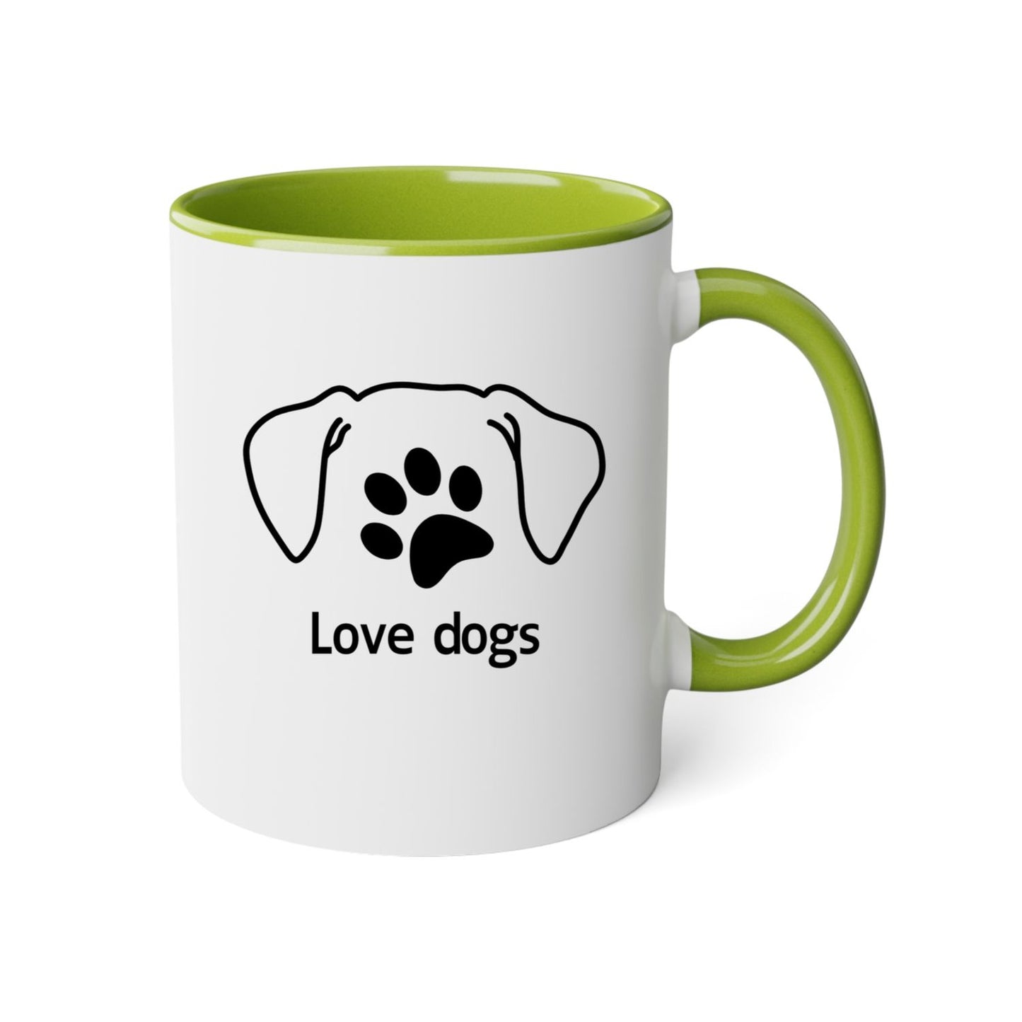Mug 2 couleurs-Love dogs