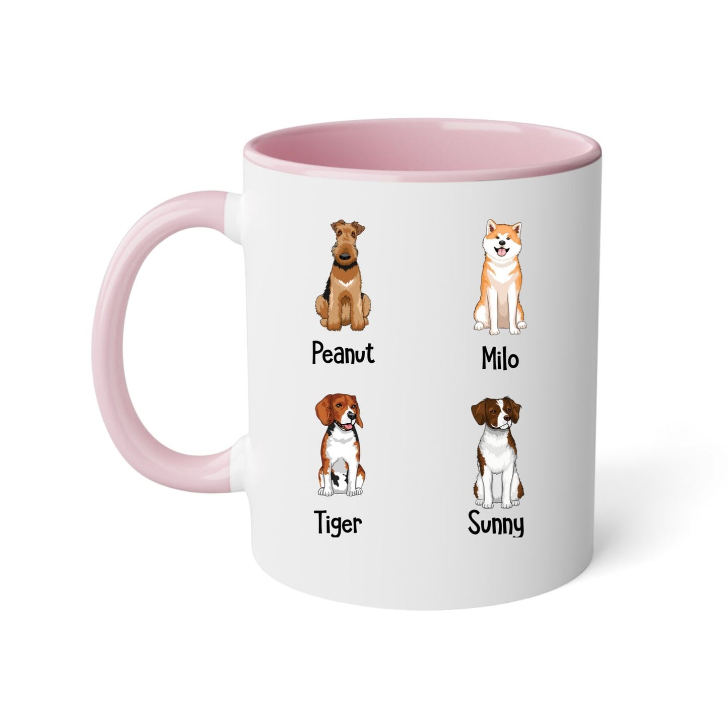 Mug 2 couleurs-Love dogs
