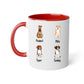 Mug 2 couleurs-Love dogs