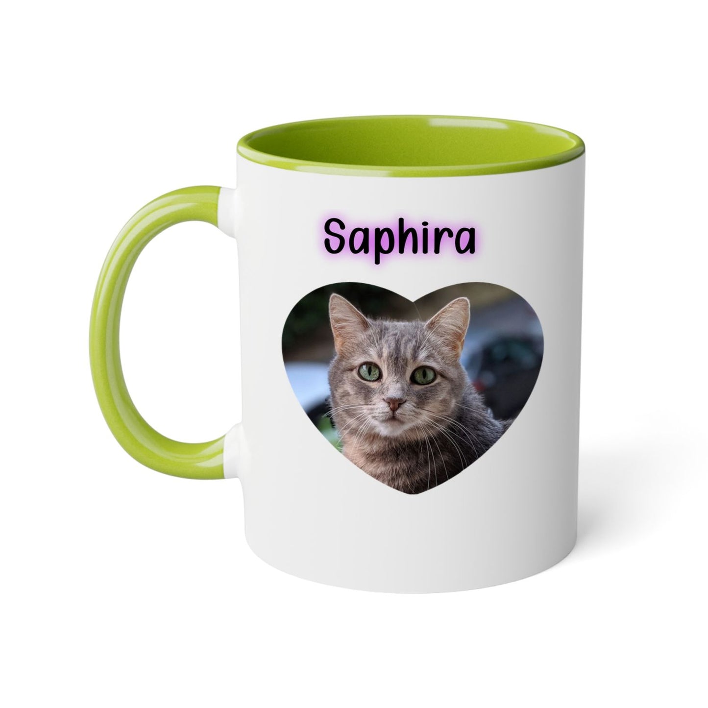 Mug céramique 2 couleurs-Votre animal préféré-Impressions 2 côtés