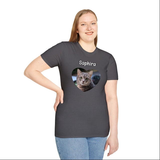 T-shirt-Votre animal préféré toujours avec vous