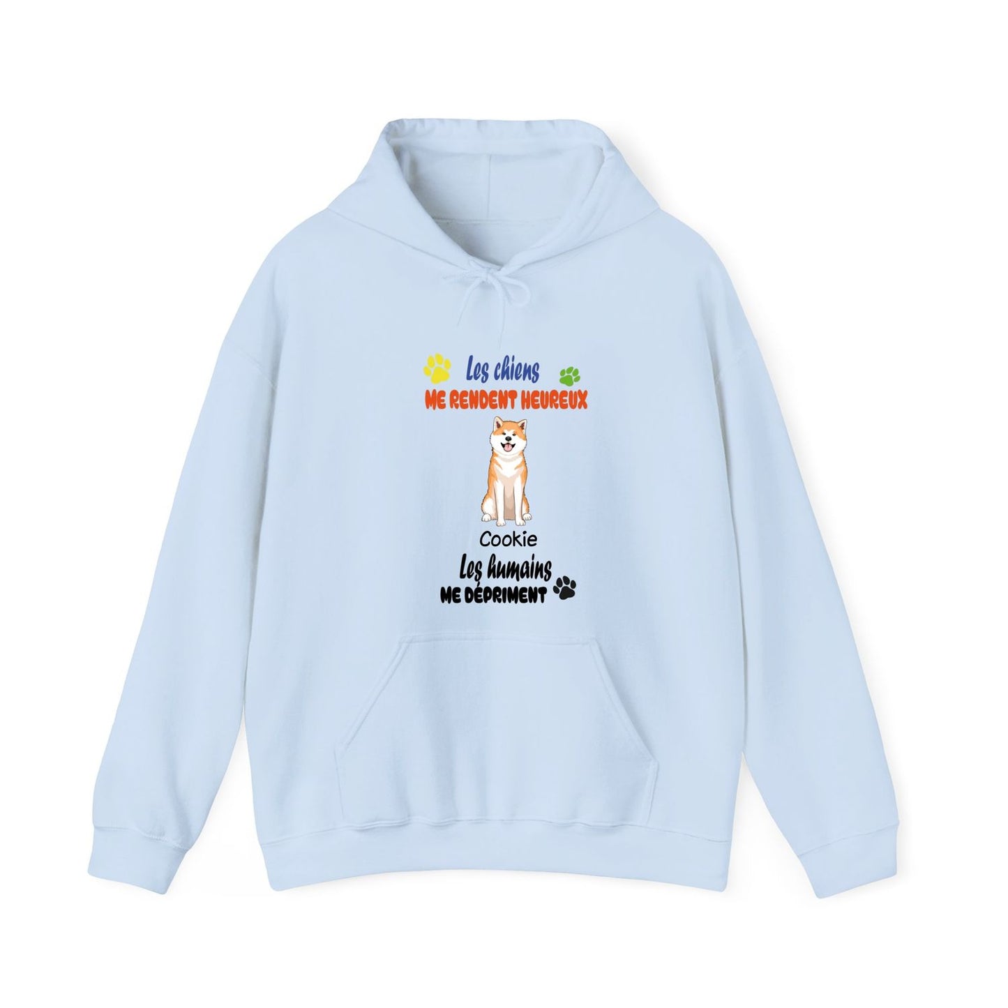 Sweatshirt-1 à 4 chiens-couleurs claires
