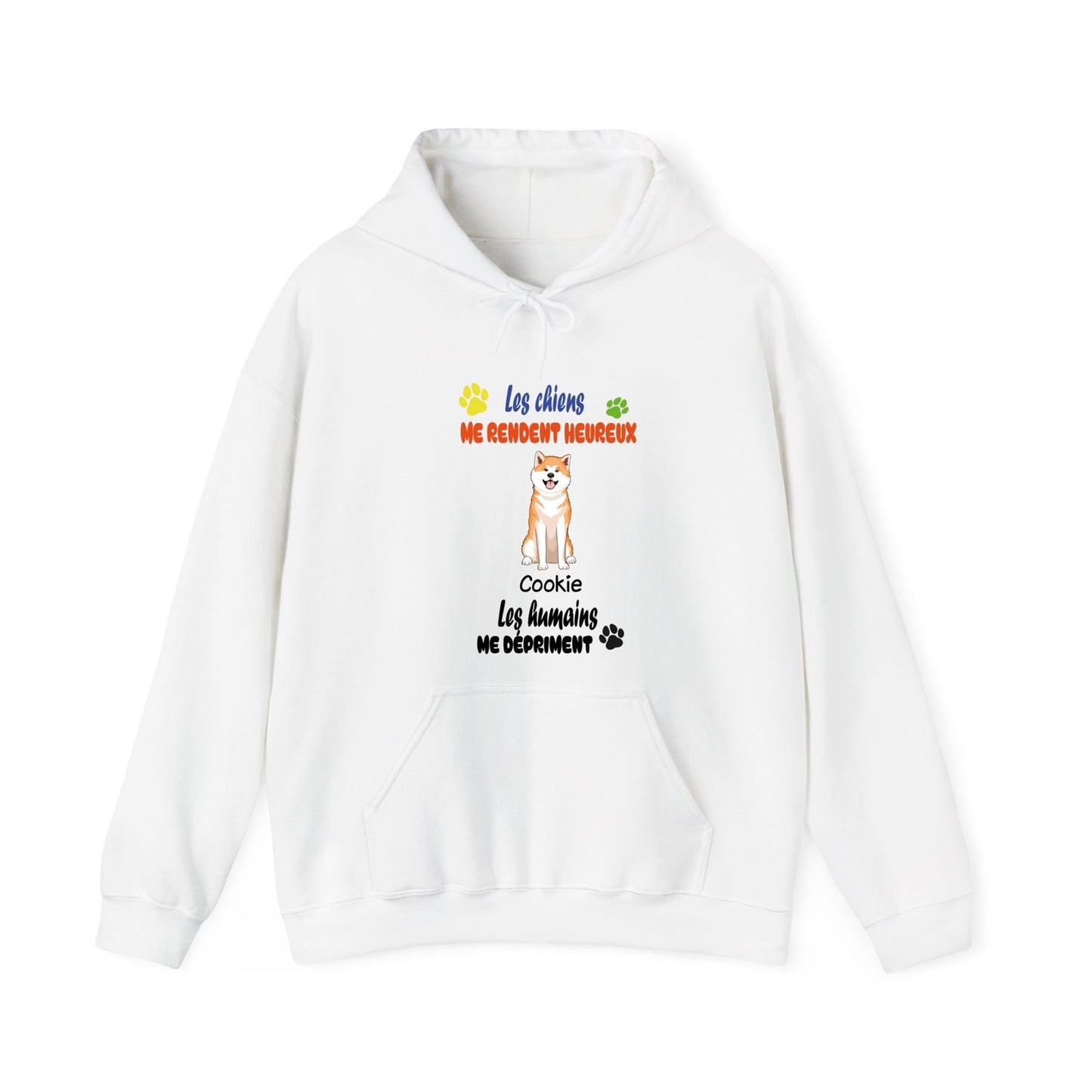 Sweatshirt-1 à 4 chiens-couleurs claires
