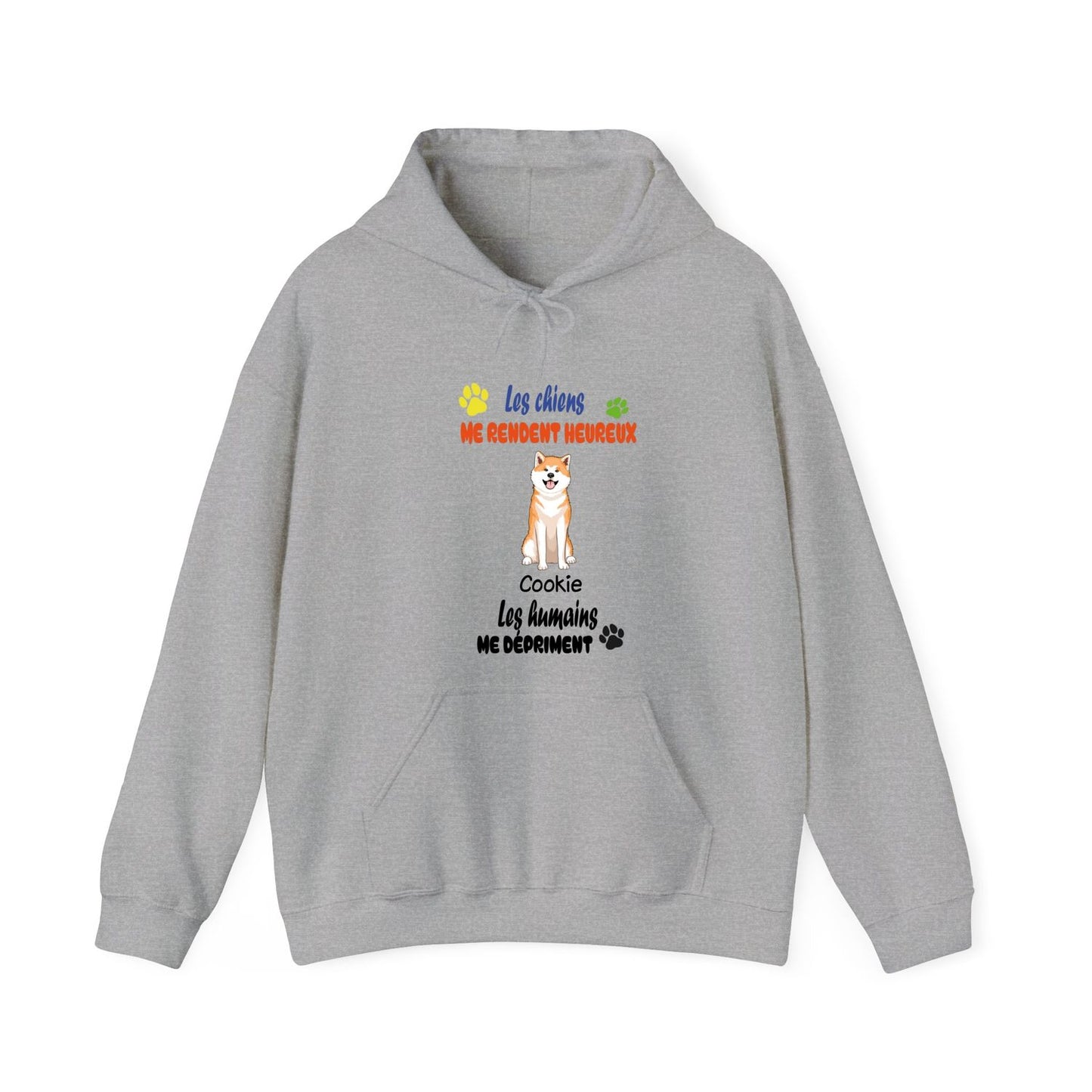 Sweatshirt-1 à 4 chiens-couleurs claires