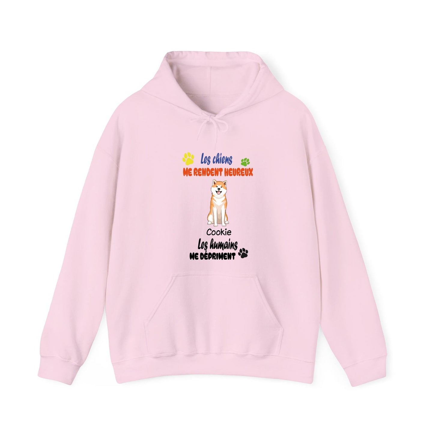 Sweatshirt-1 à 4 chiens-couleurs claires