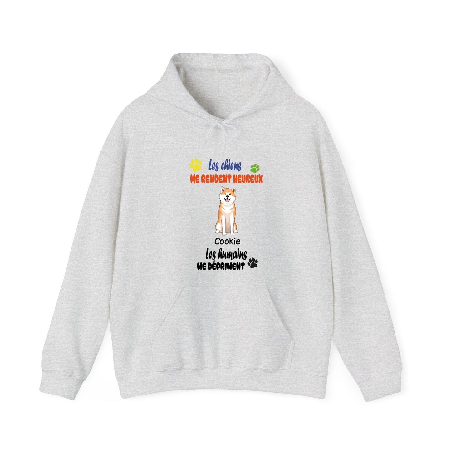 Sweatshirt-1 à 4 chiens-couleurs claires