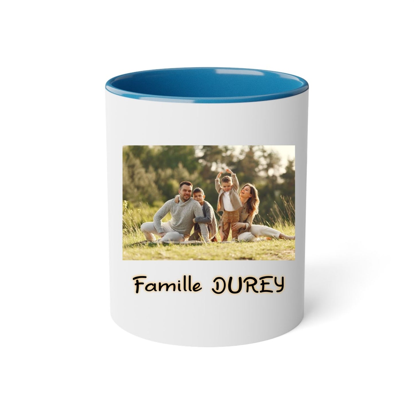 Mug céramique-Votre famille à l'honneur-Impression face avant