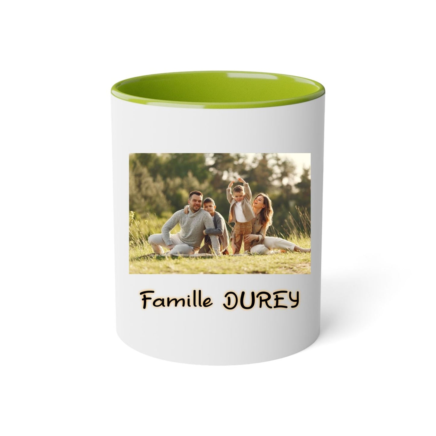 Mug céramique-Votre famille à l'honneur-Impression face avant