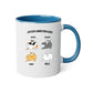 Mug céramique 2 couleurs-Joyeux anniversaire chat(s)