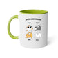 Mug céramique 2 couleurs-Joyeux anniversaire chat(s)