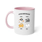 Mug céramique 2 couleurs-Joyeux anniversaire chat(s)